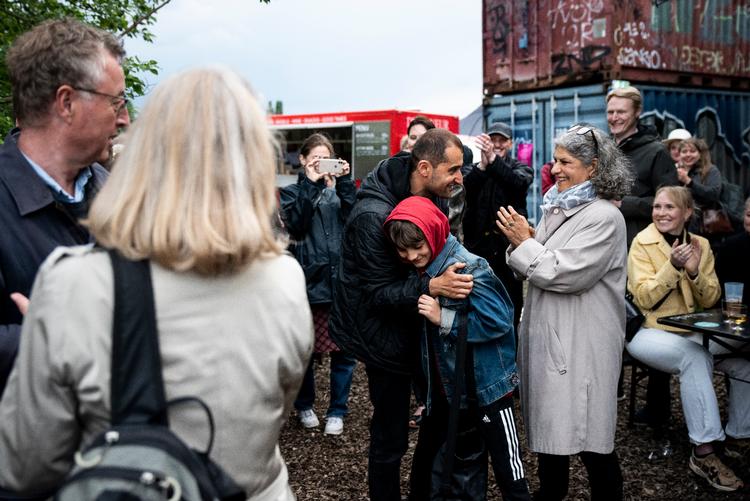 Aydin Soei løber med prisen som Årets københavner 2022. Foto: Janus Engel