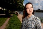 Anna forlod Skt. Petersborg, da Rusland invaderede Ukraine. Nu har hun søgt arbejdstilladelse i Danmark.  Foto: Marcus Emil Christensen