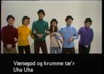 Holdet fra dengang, satiren hed 'Uha-uha' i DR-regi. Og ikke bare var uhauha.  Foto: Screendump