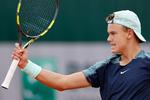 Der er i den grad kommet vinderattituder til Holger Runes arsenal af udtryk på en tennisbane, og den 19-årige dansker har også noget at have dem i. Han har hidtil spillet en fornem sæson 2022. Foto: Jean-francois Badias/Ritzau Scanpix