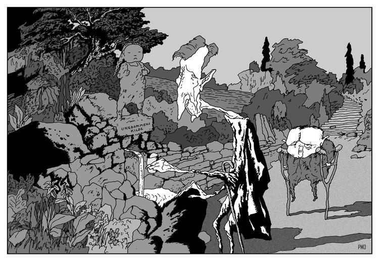 Tegning  Per Marquard Otzen