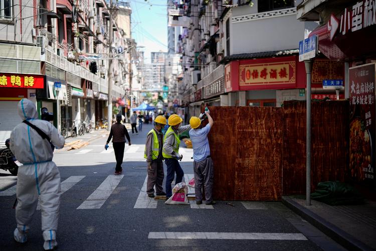 Shanghai havde i foråret strenge corona-restriktioner som følge af det største udbrud i Kina. Foto: Aly Song/Ritzau Scanpix
