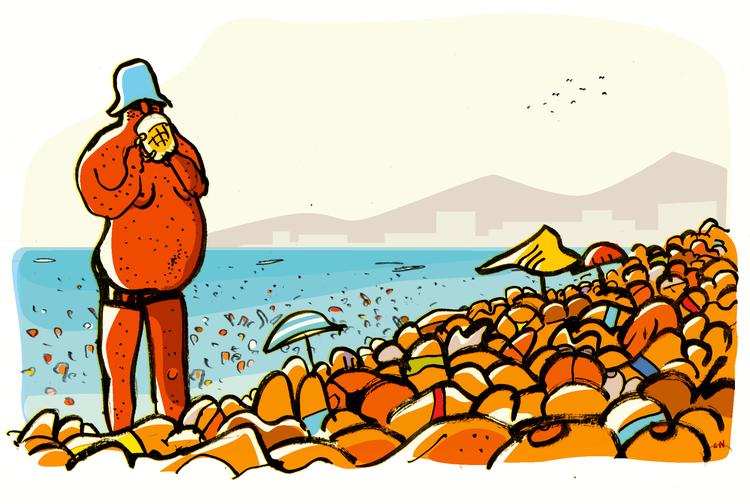 Sol, sommer og charterferie. Foto: Claus Nørregaard/POLITIKEN
