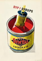 Efter Anden Verdenskrig kom der fut under fremstillingen af alkydholdige produkter, som produktet Syntal, der blev fremstillet af Dyrups.  Foto: Roberto Fortuna