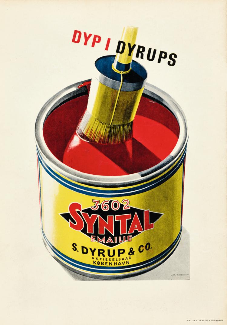 Efter Anden Verdenskrig kom der fut under fremstillingen af alkydholdige produkter, som produktet Syntal, der blev fremstillet af Dyrups.  Foto: Roberto Fortuna