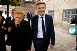 Inger Støjberg og Kristian Thulesen Dahl fotograferet i oktober sidste år, hvor de sammen ankom til gudstjeneste i forbindelse med Folketingets åbning.  Foto: Jens Dresling