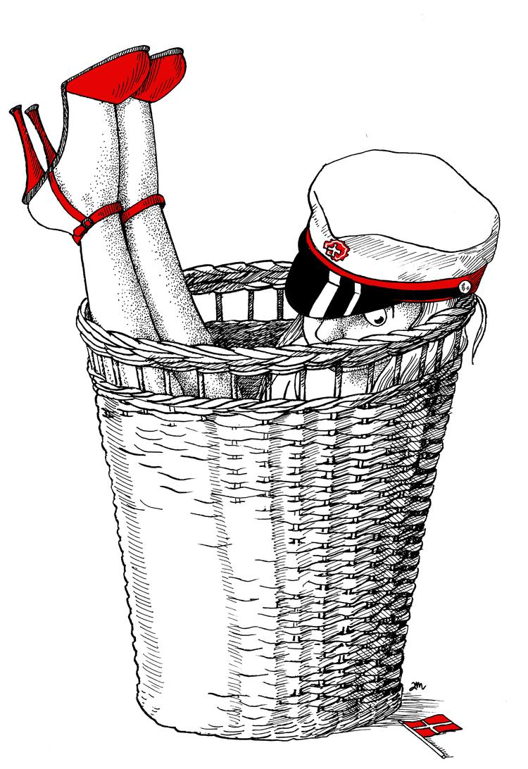 Arkivtegning  Anne-marie Steen Petersen