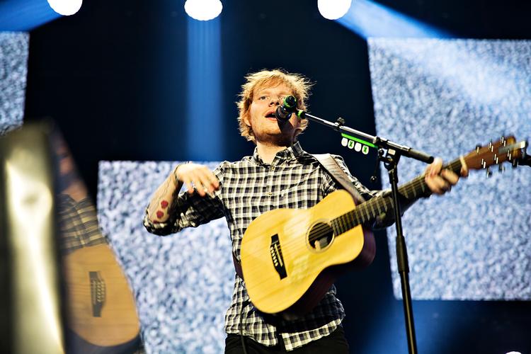Der er fribilletter til kommunalpolitikerne i Tårnby, når Ed Sheeran i august giver koncert. Her ses popstjernen i Forum i 2014. Foto: Bundgaard Carsten
