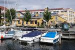 Det er bl.a. det lille lave hus i forgrunden, der kan forsvinde til fordel for nybyggeri ved Christianshavns Kanal. Foto: Jens Dresling