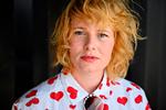 Annika Aakjær er blandt gæsterne i podcasten. Emnet menstruation behandlede Aakjær på yderst humoristisk vis under Zulu Comedy Galla i 2019, hvor hun fik det første stående bifald i prisshowets historie.  Foto: Philip Davali/Philip Davali