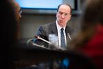  David Malpass, præsident for Verdensbanken, lægger en del af ansvaret for den globale fødevarekrise på EU. Vi har taget energi fra de fattige lande, som nu mangler gødning.  Foto: Grant Ellis / World Bank Group H/Ritzau Scanpix
