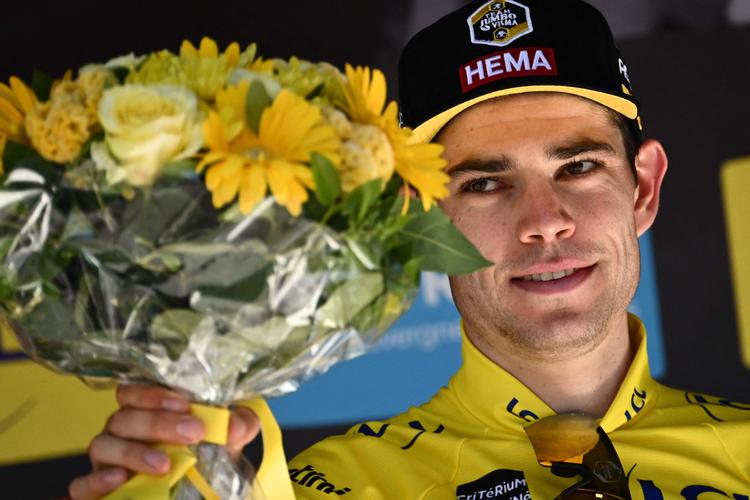 Belgieren Wout van Aert er overbevist om, at hans regime i Critérium du Dauphiné sluttede med fredagens etape.
 Foto: Marco Bertorello/Ritzau Scanpix