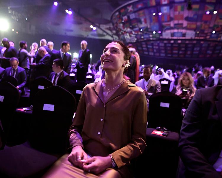 Nadia Nadim har ikke lagt skjul på sin støtte til mændenes VM-slutrunde i Qatar.
 Foto: Lars Poulsen