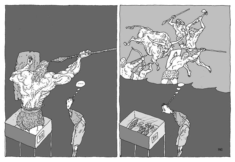 Tegning  Per Marquard Otzen