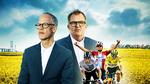 TV 2's Tour de France-kommentatorer Dennis Ritter og Rolf Sørensen beder danskerne om hjælp til at indkredse danskheden. Foto: Ulrik Jantzen/TV 2