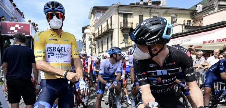 Jakob Fuglsang optrådte uventet i den gule førertrøje på 6. etape i Schweiz Rundt. Foto: Tour de Suisse. 