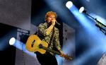 Popstjernen Ed Sheeran, her under en koncert i Forum i København i 2014. Foto: Jan Unger