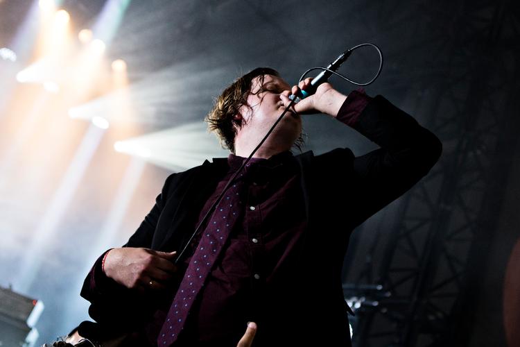 Sebastian Wolff i front for Kellermensch på Roskilde Festival i 2017. Arkivfoto: Tobias Nicolai   Foto: Tobias Nicolai