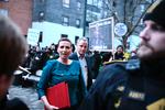 Arkivfoto: Statsminister Mette Frederiksen (S) på vej til afhøring i Minkkommissionen. Foto: Mads Nissen