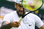 Nick Kyrgios vaklede lidt i slutfasen af sin kvartfinale mod chilenske Cristian Garin, men australieren samlede sig og kom videre. Foto: Sebastien Bozon/Ritzau Scanpix