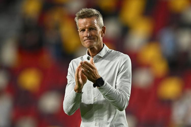 Lars Søndergaard er overbevist om, at kvindelandsholdet nok skal finde sig selv igen og vil være klar til at præstere  på vanligt niveau mod Finland. Foto: Justin Tallis/Ritzau Scanpix