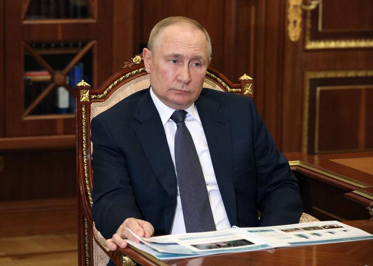 Politiken har netop udgivet 1. afsnit i en podcastserie i fire afsnit, som går tæt på Ruslands præsident, Vladimir Putin. Foto: Mikhail Klimentyev/Ritzau Scanpix