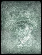 Røntgenbilledet, der afslører selvportrættet Foto: The National Galleries of Scotland