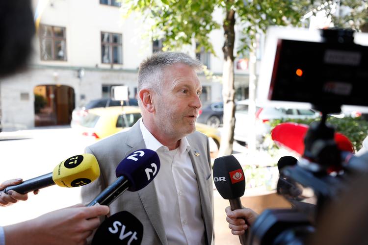 Formand for Dansk Pilotforening, Henrik Thyregod er disse dage i Stockholm for at forhandle en aftale på plads, så SAS igen kan få luft under vingerne.     Foto: 11950 Ali Lorestani/Ritzau Scanpix