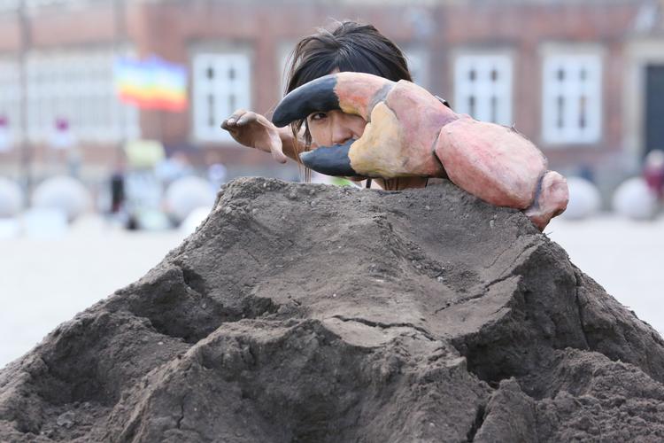 Hvordan ser vi og verden ud fra en krabbes perspektiv? (Linh Le). Foto: Frej Pries Schmedes 