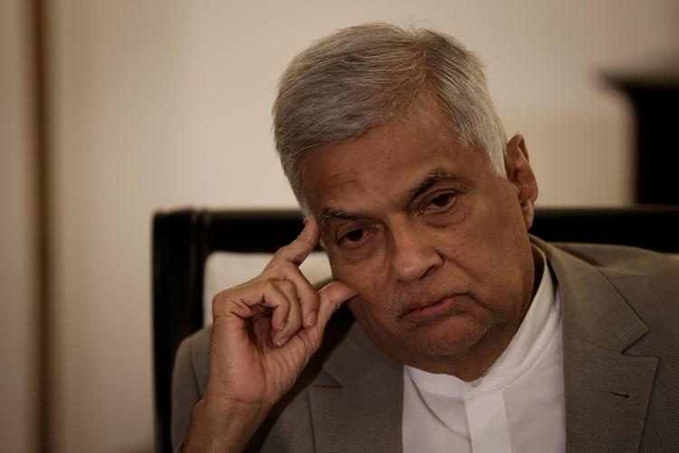 I Sri Lanka er den mangeårige politiker Ranil Wickremesinghe onsdag blevet valgt som ny præsident af parlamentet.   Foto: Adnan Abidi/Ritzau Scanpix