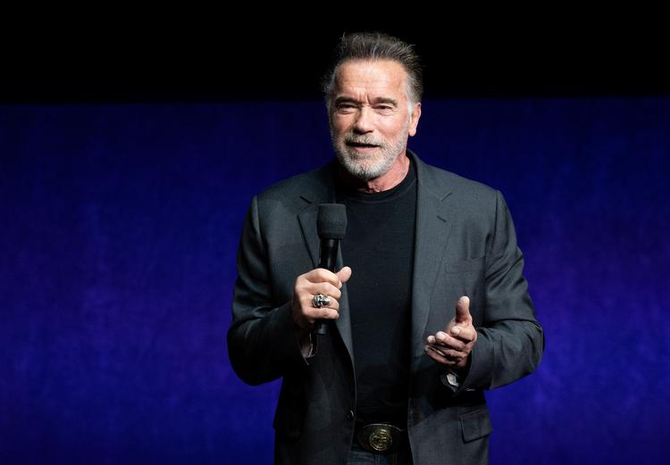 Den første film om 'Termanitor' gjorde Arnold Schwarzenegger til superstjerne, og den status har han stadig. Miljøaktivisme er noget af det, han bruger sin position til.  Foto: Valerie Macon/Ritzau Scanpix