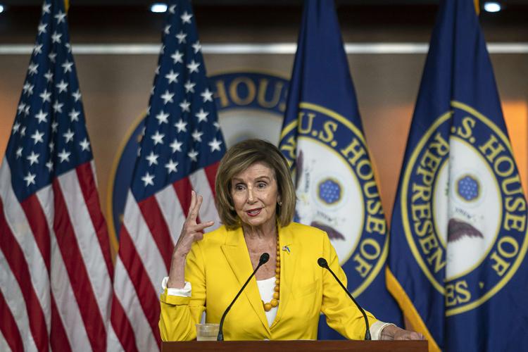 Nancy Pelosi er nummer tre i arvefølgen til USAs præsidentembede og en af landets mest magtfulde politikere. Nu pønser hun på en rejse til Taiwan. Foto: Nathan Howard/Ritzau Scanpix