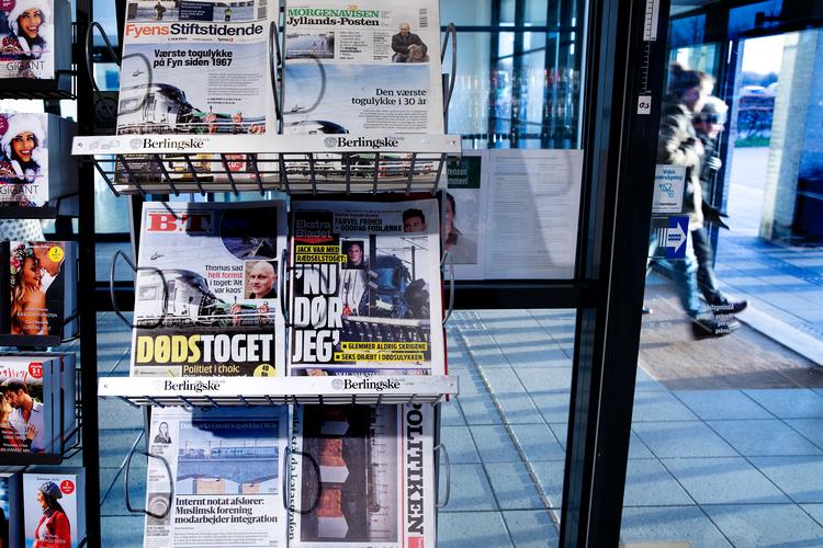 The New York begyndte for omkring et årti siden at arbejde med en betalingsmur til avisens digitale indhold. Også danske aviser gik langsomt i gang med at eksperimentere med betaling for digitalt indhold. Arkivfoto:  Finn Frandsen