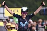 Annemiek van Vleuten kan nyde sejren i fulde drag efter at have kørt den nærmeste konkurrent mere end 3 minutter bagud på den første store bjergetape i Tour de France.
 Foto: Jeff Pachoud/Ritzau Scanpix