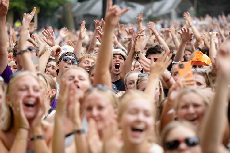 Festivalgæsterne og de frivillige er tilbage på Smukfest efter tre år med aflysninger. Foto: Thomas Borberg