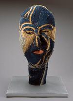 Fra slutningen  af 1990'erne lavede Louise Bourgeois en række ansigter syet i blandt andet aflagte gobeliner som et eksperiment i at portrættere ikke bestemte mennesker, men psykologiske tilstande.  Foto: Christopher Burke