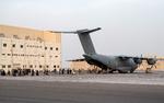 Billede fra den franske militærbase i Abu Dhabi, De Forenede Arabiske Emirater, taget i august 2021, da evakueringen fra Afghanistan var  i fuld gang, efter Taleban kom til magten.  Foto: Bertrand Guay/Ritzau Scanpix