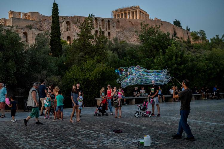 Athen er meget andet end Akropolis. En podcast fortæller om det moderne Athen. Arkivfoto Angelos Tzortzinis