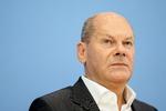 Den tyske forbundskansler Olaf Scholz modsætter sig en række landes ønsker om at standse russere, der vil holde ferie i Europa. Foto: Lisi Niesner/Ritzau Scanpix