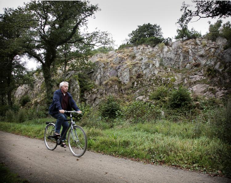 Bornholm har mange skønne cykelruter på gamle jernbanestrækninger. Normalt kan man få cykler med på bussen ved landevejene, men seks nye busser medtog ikke cykler i første omgang. Foto: Morten Langkilde
