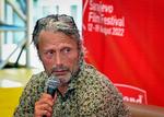 Mads Mikkelsen til Sarajevo Film Festival mandag.  Foto: Elvis Barukcic/Ritzau Scanpix