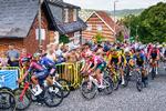 På Kiddesvej i Vejle var tilskuerne i topform, da rytterne på PostNord Danmarks Rundts sidste etape skulle forcere etapeløbets hårdeste stigning. Foto: Bo Amstrup / Ritzau Scanpix/Ritzau Scanpix