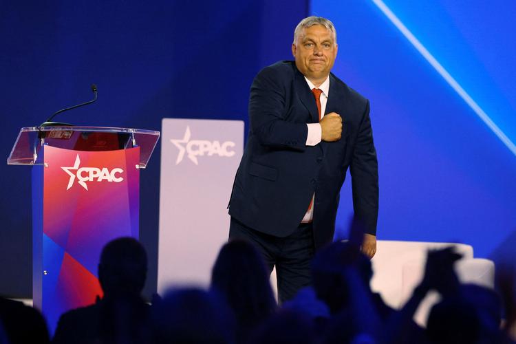 Ungarns regering med premierminister Viktor Orban i spidsen har fyret chefen for landets vejrtjeneste efter upræcis prognose.  Foto: Brian Snyder/Ritzau Scanpix