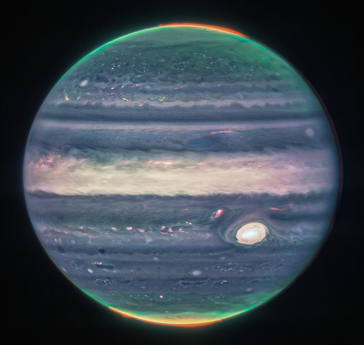 Foto: Nasa, Esa, Csa, Jupiter Ers Team; image processing by Judy Schmidt.