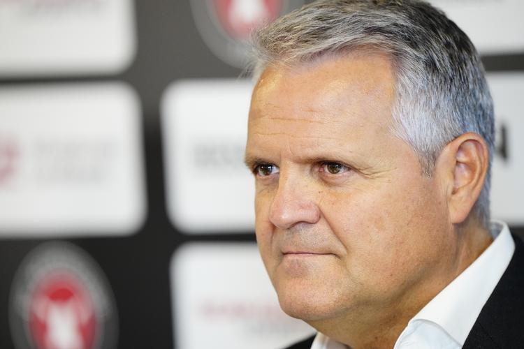 Spanske Albert Capellas bliver ny cheftræner for superligaklubben FC Midtjylland, der fyrede Bo Henriksen i slutningen af juli.  Foto: Bo Amstrup/Ritzau Scanpix