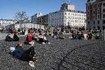 Det var her på Israels Plads i København, at den 66-årige tysker lagde sig ned og onanerede i fuld offentlighed. Foto: Finn Frandsen