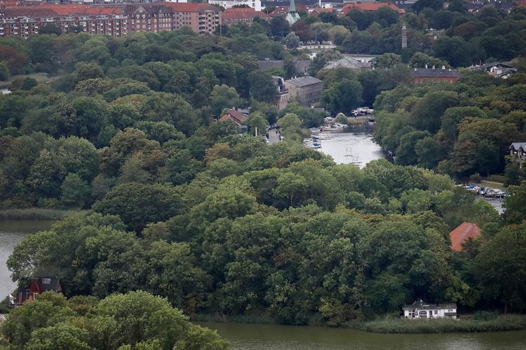 Christiania er en grøn oase midt i de tætbebyggede omgivelser. Foto: Jens Dresling