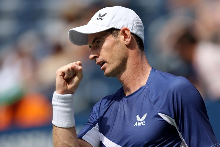 NEW YORK, NEW YORK - AUGUST 29: Andy Murray of Great Britain reacts to a point against Francisco Cerundolo of Argentina during the Men's Singles First Round on Day One of the 2022 US Open at USTA Billie Jean King National Tennis Center on August 29, 2022 in the Flushing neighborhood of the Queens borough of New York City. Sarah Stier/Getty Images/AFP == FOR NEWSPAPERS, INTERNET, TELCOS &amp; TELEVISION USE ONLY == Foto: Sarah Stier/Ritzau Scanpix