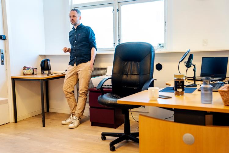 Asger Juhl har blandt andet en fortid på Radio24syv, hvor han var kollega med Knud Brix, som han nu skal lede Ekstra Bladet sammen med.   Foto: Stine Bidstrup