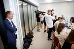 Skatteminister Jeppe Bruus (S) overværede pressemødet 24. august, hvor styrelsesdirektør Signe Friberg Nielsen fremlagde resultatet af sit arbejde. Arkivfoto. 
 Foto: Jens Dresling